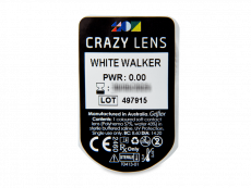 CRAZY LENS - White Walker - nedioptrické jednodenní (2 čočky)