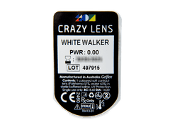 CRAZY LENS - White Walker - nedioptrické jednodenní (2 čočky)