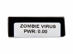 CRAZY LENS - Zombie Virus - nedioptrické jednodenní (2 čočky)