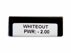 CRAZY LENS - WhiteOut - dioptrické jednodenní (2 čočky)