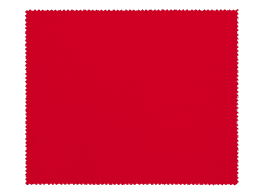 Čisticí hadřík na brýle - červený