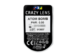 CRAZY LENS - Atom Bomb - nedioptrické jednodenní (2 čočky)