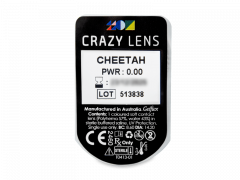 CRAZY LENS - Cheetah - nedioptrické jednodenní (2 čočky)