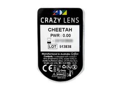 CRAZY LENS - Cheetah - nedioptrické jednodenní (2 čočky)