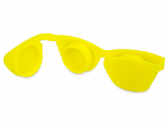 Pouzdro na čočky Optishades - žluté 