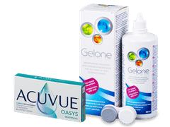 Acuvue Oasys Multifocal (6 čoček) + roztok Gelone 360 ml