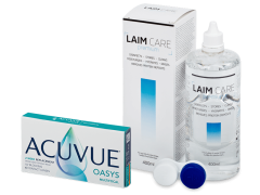 Acuvue Oasys Multifocal (6 čoček) + roztok Laim Care 400 ml