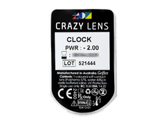 CRAZY LENS - Clock - dioptrické jednodenní (2 čočky)