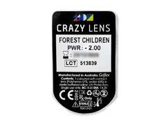 CRAZY LENS - Forest Children - dioptrické jednodenní (2 čočky)