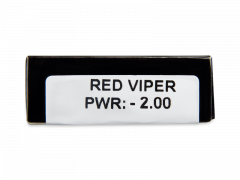 CRAZY LENS - Red Viper - dioptrické jednodenní (2 čočky)
