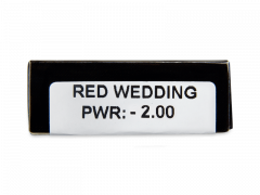 CRAZY LENS - Red Wedding - dioptrické jednodenní (2 čočky)