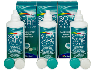 Roztok SoloCare Aqua 3 x 360 ml 