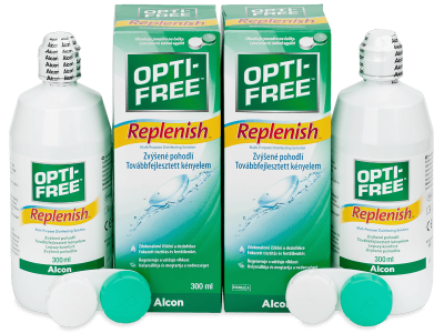 Roztok OPTI-FREE RepleniSH 2 x 300 ml 