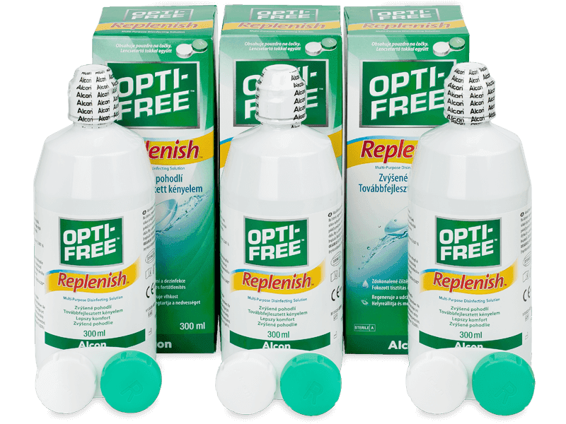 Roztok OPTI-FREE RepleniSH 3x 300 ml 