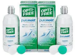 Roztok OPTI-FREE PureMoist 2 x 300 ml