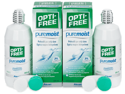 Roztok OPTI-FREE PureMoist 2 x 300 ml 