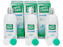 Roztok OPTI-FREE PureMoist 3 x 300 ml