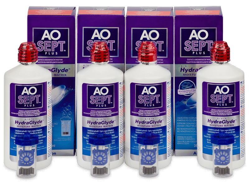 Roztok AO SEPT PLUS HydraGlyde 4x 360 ml 