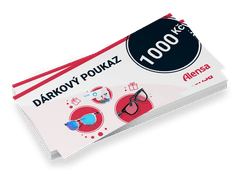 Dárkový poukaz na čočky a brýle v hodnotě 1000 Kč