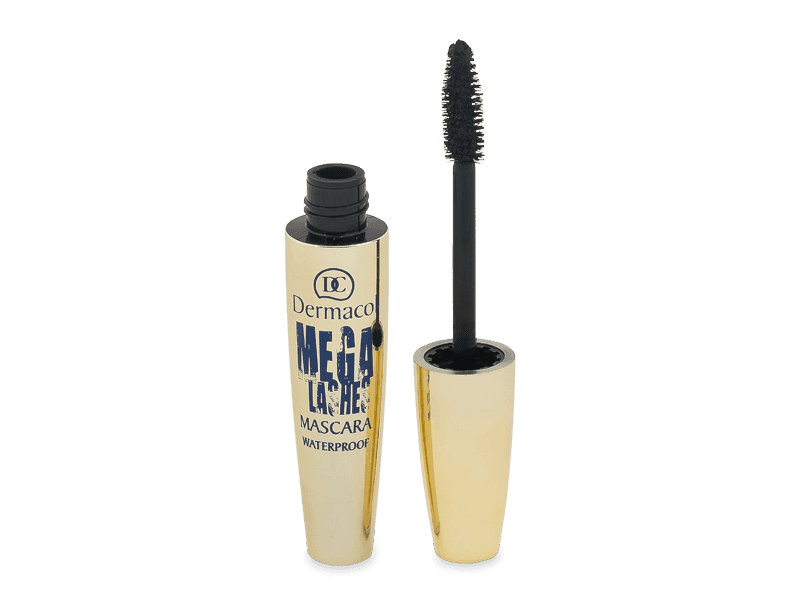 Dermacol černá řasenka Mega Lashes Waterproof 12,5 ml 