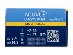 Acuvue Oasys Max 1-Day Multifocal (30 čoček)
