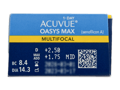 Acuvue Oasys Max 1-Day Multifocal (90 čoček)