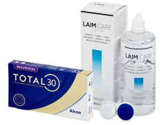 TOTAL30 Multifocal (3 čočky) + roztok Laim Care 400 ml