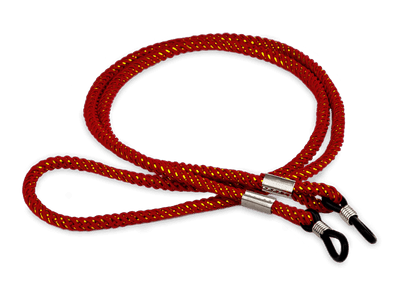 Šňůrka k brýlím elastická - červená CE004 C5