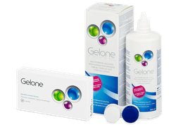 Gelone Monthly (3 čočky) + roztok Gelone 360 ml