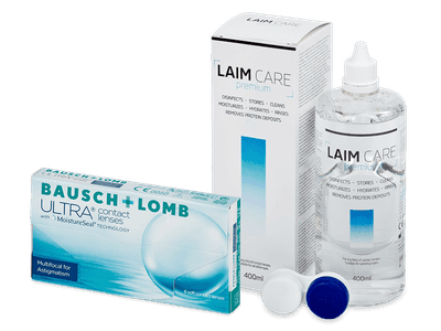 Bausch + Lomb ULTRA Multifocal for Astigmatism (6 čoček) + roztok Laim Care 400 ml