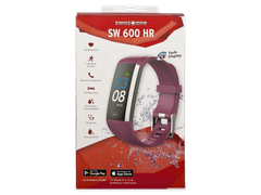 Fitness náramek Swisstone SW 600 HR fialový 