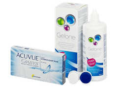 Acuvue Oasys (6 čoček) + roztok Gelone 360 ml