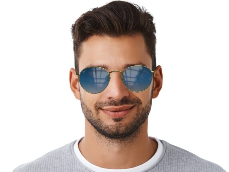 Ray-Ban Round Metal RB3447N 001/3F 